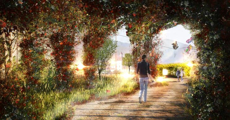 8-pergola-rote-blueten-illustration-by-riviera-moretti